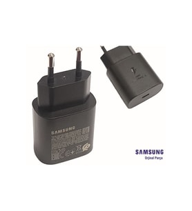 Samsung Orjinal Type-c Girişli Fast-hızlı Şarj Adaptörü Başlığı 25w-25walt (SİYAH)