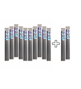 NORTH PLAS PLASTİK KAYNAK ELEKTROT - ABS DAR SİYAH 10+2 PAKET