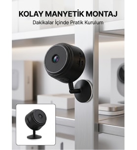 Mini Wi-Fi Güvenlik Kamerası A9 HD Görüntü Hareket Algılama ve Uzaktan Canlı İzleme