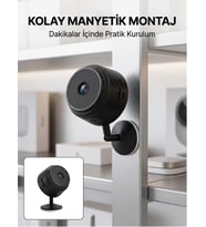Mini Wi-Fi Güvenlik Kamerası A9 HD Görüntü Hareket Algılama ve Uzaktan Canlı İzleme