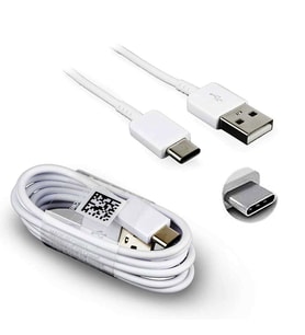 Samsung  Şarj Kablosu Type-C Kablo (Beyaz - Beyaz)