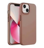 Apple iPhone 13-14 Liquid Lansman Silikon Kılıf Acı Kahve