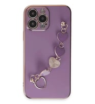 Durukar® iPhone 13 Pro Max Kılıf Esila Silikon - Mor