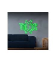 TOXIC Yazılı Neon Tabela