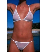 Transparan Bikini Takım