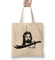 Hz Ali Alevi Zülfikar Bez Çanta Uzun Saplı