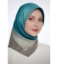 Lotus Desen Eşarp - 06105 (Çok Renkli)