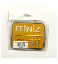Metal Yapışkanlı Levha 8X11Cm İtiniz