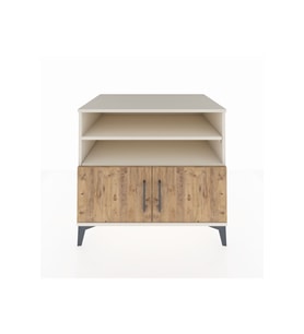 Kronos Şifonyer 3 Raflı 2 Kapaklı 88x59x80 Aytaşı-Çam