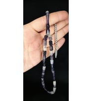 KEDİGÖZÜ TESBİH SİYAH RENKLİ KAPSÜL KESİM T-338 (Çok Renkli)