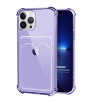 Microsonic Apple iPhone 13 Pro Card Slot Shock Kılıf Lila