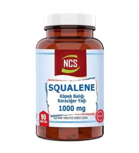 NCS Squalene Köpek Balığı Karaciğer Yağı 1000 mg 90 Softgel