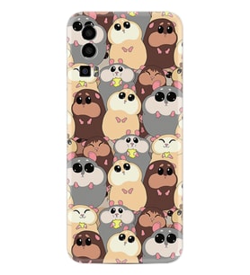 General Mobile GM 23 Kılıf Silikon Desen Özel Seri Sevimli Hayvanlar 1730