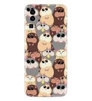 General Mobile GM 23 Kılıf Silikon Desen Özel Seri Sevimli Hayvanlar 1730