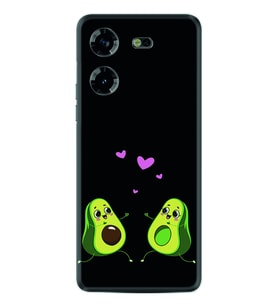 Tecno Pova 5 Kılıf Silikon Desen Özel Seri Aşık Avokadolar 1642