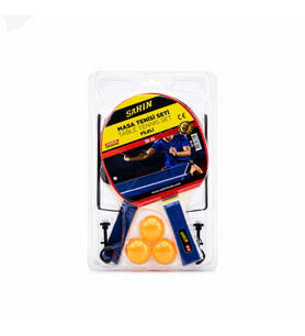 MASA TENİSİ FİLELİ PİNPON RAKET SETİ 2PCS RAKET - 3PCS TOP - 1PCS FİLE - AYAK