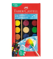 Faber Castell Hobi ve Boyama Seti Black Edition 24'lü Kuru Boya ve 21 Renk Büyük Sulu Boya