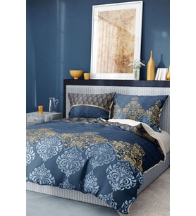 %100 Pamuk Saten Nevresim Takımı Lastikli Çarşaf Deluxe Çift Kişilik 3d Damask