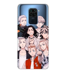 Xiaomi Redmi NOTE 9 Uyumlu Tokyo Revengers Tasarımlı Şeffaf Telefon Kılıfı