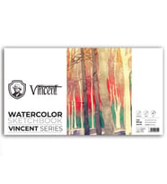 Vincent Watercolor Sketchbook White Suluboya Blok 300 gr 18x42 cm 10 Sayfa 