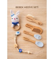 Yenidoğan bebek doğal hediye seti