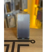 iPhone 13 Pro Uyumlu Parıltılı Desenli Renkli Şeffaf Silikon Kılıf (Siyah)