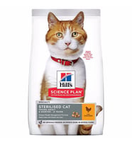 Hill's Sterilised Tavuklu Kısırlaştırılmış Yetişkin Kedi Maması 10 KG