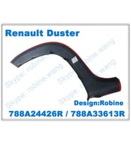 Dacia Duster (2009 Yılında Çıkan Kasa) Arka Çamurluk Dodik Plastiği Uzun Sağ (Oem No: 788A24426R)