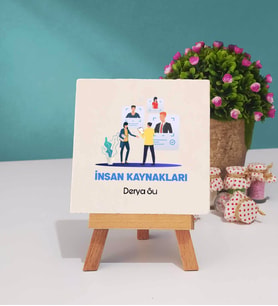 İnsan Kaynakları Dekoratif Taş Baskı