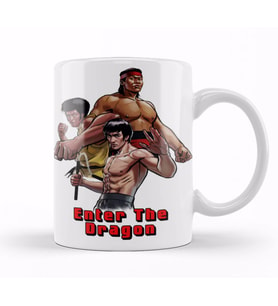 Enter The  Dragon Kupa Bardak Porselen