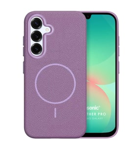 Microsonic Samsung Galaxy A26 Kılıf MagLeather Pro Lila (Lila)