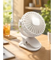 Northcity 3 Modlu USB Şarjlı Klipsli Sessiz Fan - 360 Derece Dönebilir Taşınabilir Mini Hava Pompası