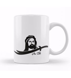 Hz  Ali Alevi Zülfikar Kupa Bardak Porselen