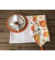 SOFRA SUNUM TAM SET BALKABAĞI DESENLİ (Krem)
