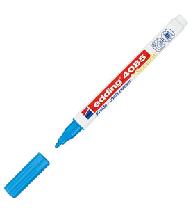 EDDING 4085 CHALK LİKİT TEBEŞİR KALEMİ AÇIK MAVİ
