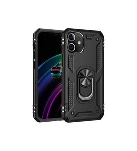 Apple iPhone 12 Uyumlu Kılıf Zore Vega Kapak (Siyah)