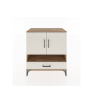 Hyperion Şifonyer 2 Raflı Tek Çekmeceli 2 Kapaklı 88x44x96 Çam-Aytaşı