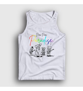 Presmono Unisex Beyaz Paradise Coldplay Atlet 471262tt (Beyaz)