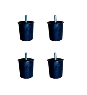 Baza Plastik Ayak - 58MM - Siyah M.8  HKS276 - 4 Adet