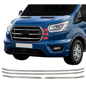 Ford Transit Ön Panjur Çerçevesi Kromu Nikelajı 2019 Sonrası