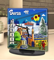 Bursa Tasarımlı Masa Saati