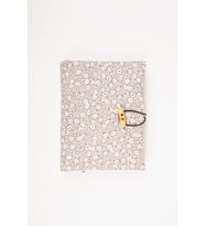 Kitap Kılıfı ve Defter Kılıfı 20x25 cm A5 Uyumlu Fermuarlı Kalem Cepli Kumaş Organizer