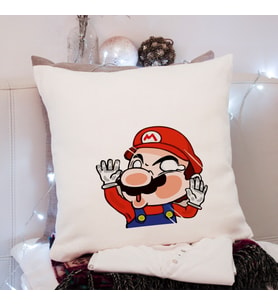 Süper Mario Tasarımlı Yastık