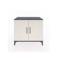 Hyperion Şifonyer 3 Raflı 2 Kapaklı 88x44x80 Antrasit-Aytaşı