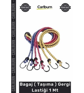 #Gergi Sağlam Esnek Kancalı Motor Bisiklet Araba Yük Sabitleme Bagaj Taşıma Gergi Lastiği 1 Mt