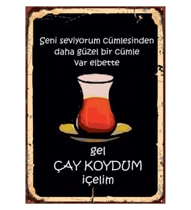 Ahşap MDF Poster (27x18cm)