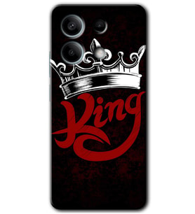 Poco X6 Kılıf HD Desen Baskılı Kılıf - King