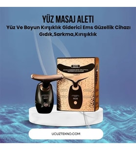 Yüz ve Boyun Masaj Aleti – Yunus Tasarım, Kırışık Görünümü Giderici