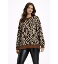 Kadın Yumoş Sıfıryaka Sweatshirt BGL-ST05316 (Bej)