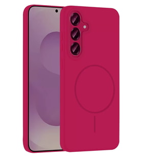Galaxy S25 Plus Kılıf Jully Magsafe Kapak - Pembe